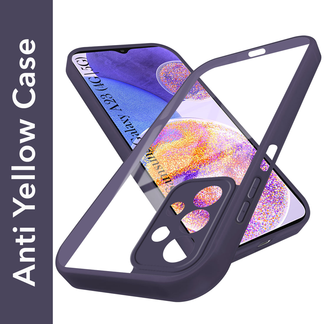 For Samsung Galaxy A23 4G | 5G Back Cover Case  Ultra-Hybrid (Lifetime Anti Yellow | Anti Scratch | Crystal Clear Shockproof)