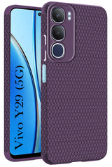 For Vivo Y29  Back Cover Case (Liquid Silicone | Side Grip | Camera Protection)