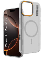 For Apple iPhone 16 Pro Max Back Cover Case  (Soft Touch | Camera Bump Protection | MagSafe Compatible | Matte Finish)