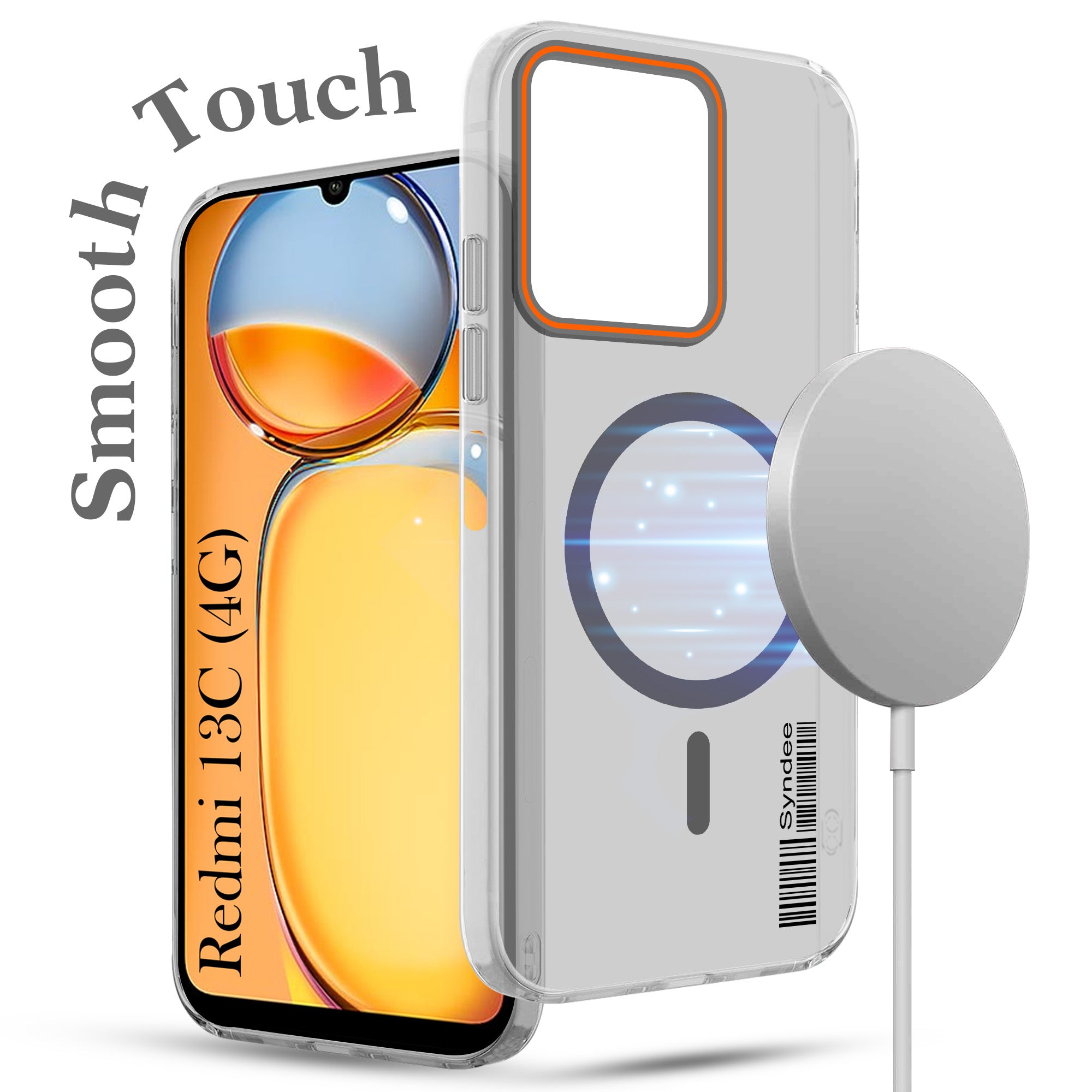 For Xiaomi Redmi 13C 4G Back Cover Case (Soft Touch | Camera Bump Protection | MagSafe Compatible | Matte Finish)