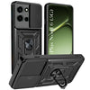 For Oneplus Nord 6 Back Cover Case Hybrid Armor (Sliding Shutter Camera Protection | Polycarbonate |Ring Holder Kickstand)