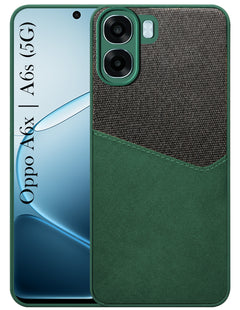 For Oppo A6X | Oppo A6S Back Cover Case (Dual PU Leather Stitch | Professional Minimalist | Soft and Flexible)