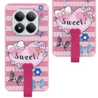 For Xiaomi Redmi Note 15 Pro 5G Back Cover Case (3D Cute Heart Strap Holder | Camera Protection | Designer Girls Print)