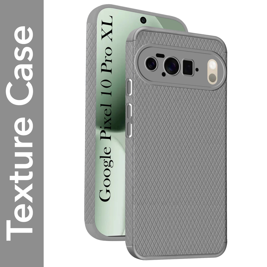 For Google Pixel 10 Pro XL Back Cover Case Liquid Silicone (Camera Protection | Side Grip Texture | Soft and Flexible)