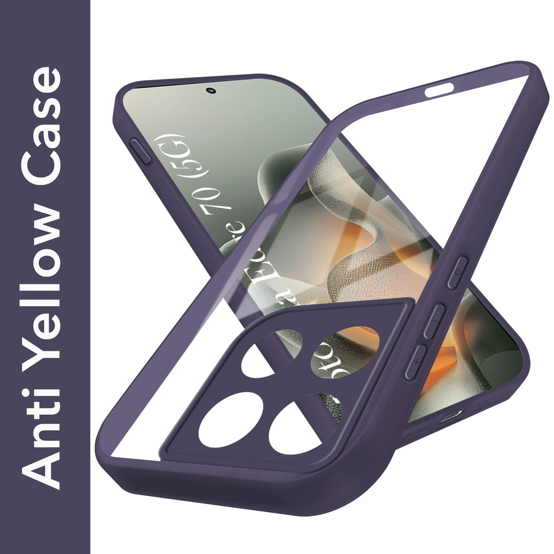 For Motorola Moto Edge 70 Back Cover Case Ultra-Hybrid (Lifetime Anti Yellow | Anti Scratch | Crystal Clear Shockproof)