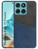 For Motorola Moto Edge 60 Fusion Back Cover Case (Dual PU Leather Stitch | Professional Minimalist | Soft and Flexible)