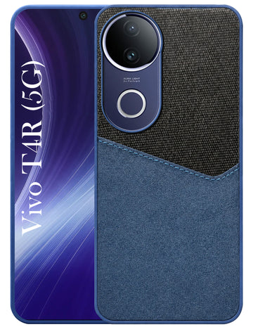 For Vivo T4R Back Cover Case (Ultimate Shockproof Bumpers | Anti Yellow | Rugged Armor | Hybrid PC | Black )