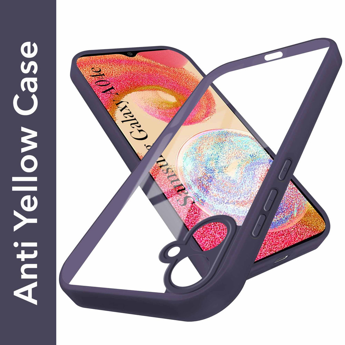 For Samsung Galaxy A04 | A04E Back Cover Case Ultra-Hybrid (Lifetime Anti Yellow | Anti Scratch | Crystal Clear Shockproof)