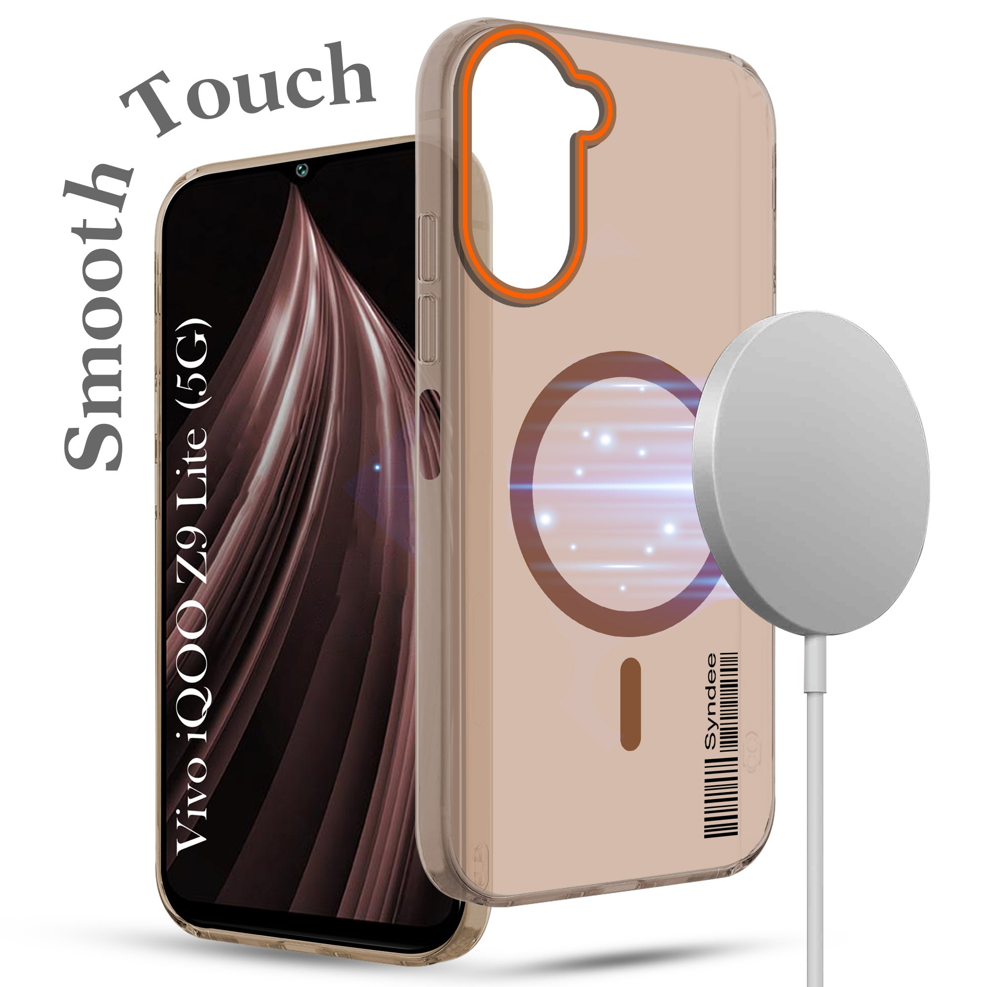 For Vivo iQOO Z9 Lite Back Cover Case (Soft Touch | Camera Bump Protection | MagSafe Compatible | Matte Finish)