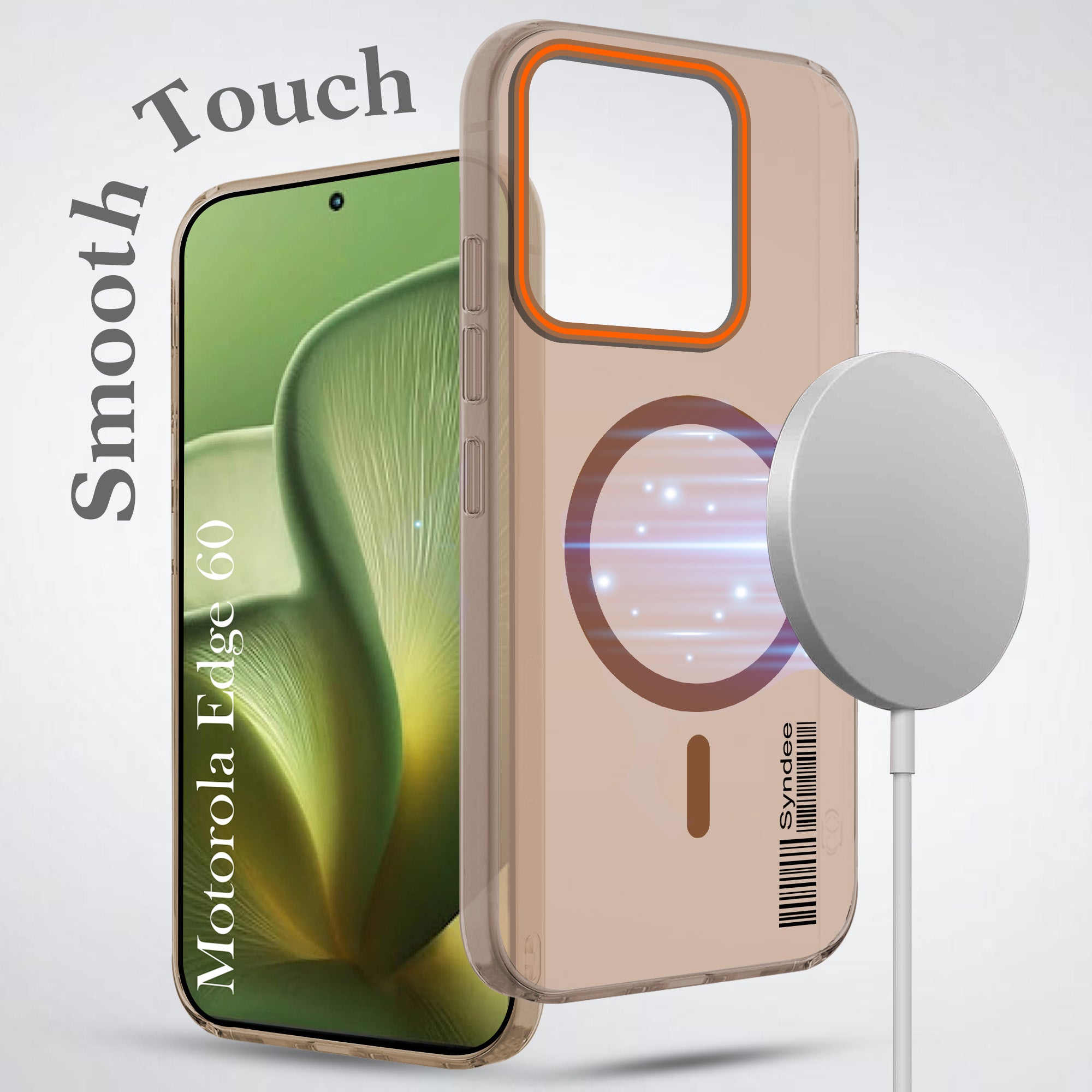 For Motorola Moto Edge 60 Back Cover Case (Soft Touch | Camera Bump Protection | MagSafe Compatible | Matte Finish)