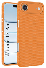 For Apple iPhone 17 Air Back Cover Case (Camera Protection | Side Grip Texture | Soft and Flexible)
