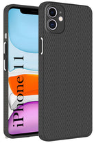 For Apple iPhone 11 Back Cover Case (Liquid Silicone | Side Grip | Camera Protection)
