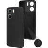 For Oppo A5X Back Cover Case (Matte Finish Silicone with Inside Fiber cloth) (Matte Finish Silicone with Inside Fiber cloth)