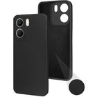 For Oppo A5X Back Cover Case (Matte Finish Silicone with Inside Fiber cloth) (Matte Finish Silicone with Inside Fiber cloth)