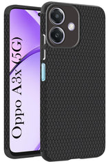 For Oppo A3X 5G | Oppo A3 5G Back Cover Case (Liquid Silicone | Side Grip | Camera Protection)