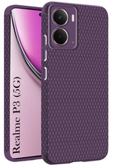 For Realme P3 Back Cover Case (Liquid Silicone | Side Grip | Camera Protection)