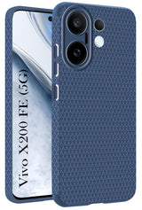 For Vivo X200 FE Back Cover Case (Liquid Silicone | Side Grip | Camera Protection)