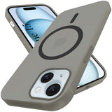 For Apple iPhone 15 Back Cover Case (Frosted Matte Feel | MagSafe Compatible Wireless Charging | Polycarbonate Material)