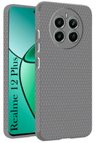 For Realme 12 Plus Back Cover Case (Liquid Silicone | Side Grip | Camera Protection)