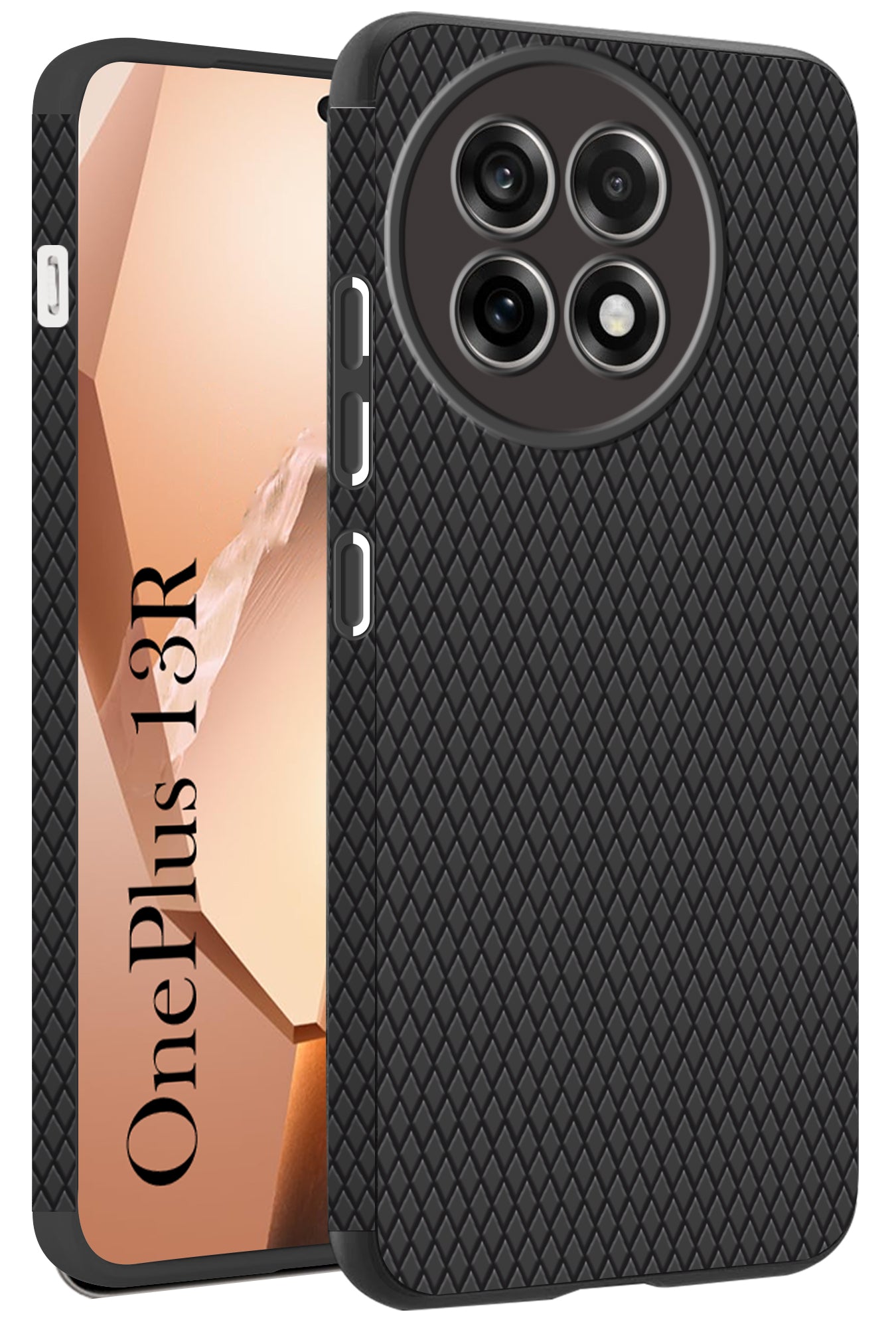 For OnePlus 13R 5G Back Cover Case (Liquid Silicone | Side Grip | Camera Protection)