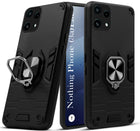 For Nothing Phone 3A Lite Back Cover Case Hybrid Armor (Shockproof Dual Layer Polycarbonate |Ring Holder Kickstand)