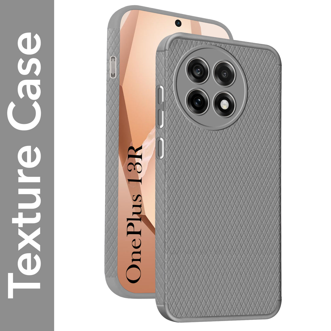 For OnePlus 13R 5G Back Cover Case (Liquid Silicone | Side Grip | Camera Protection)