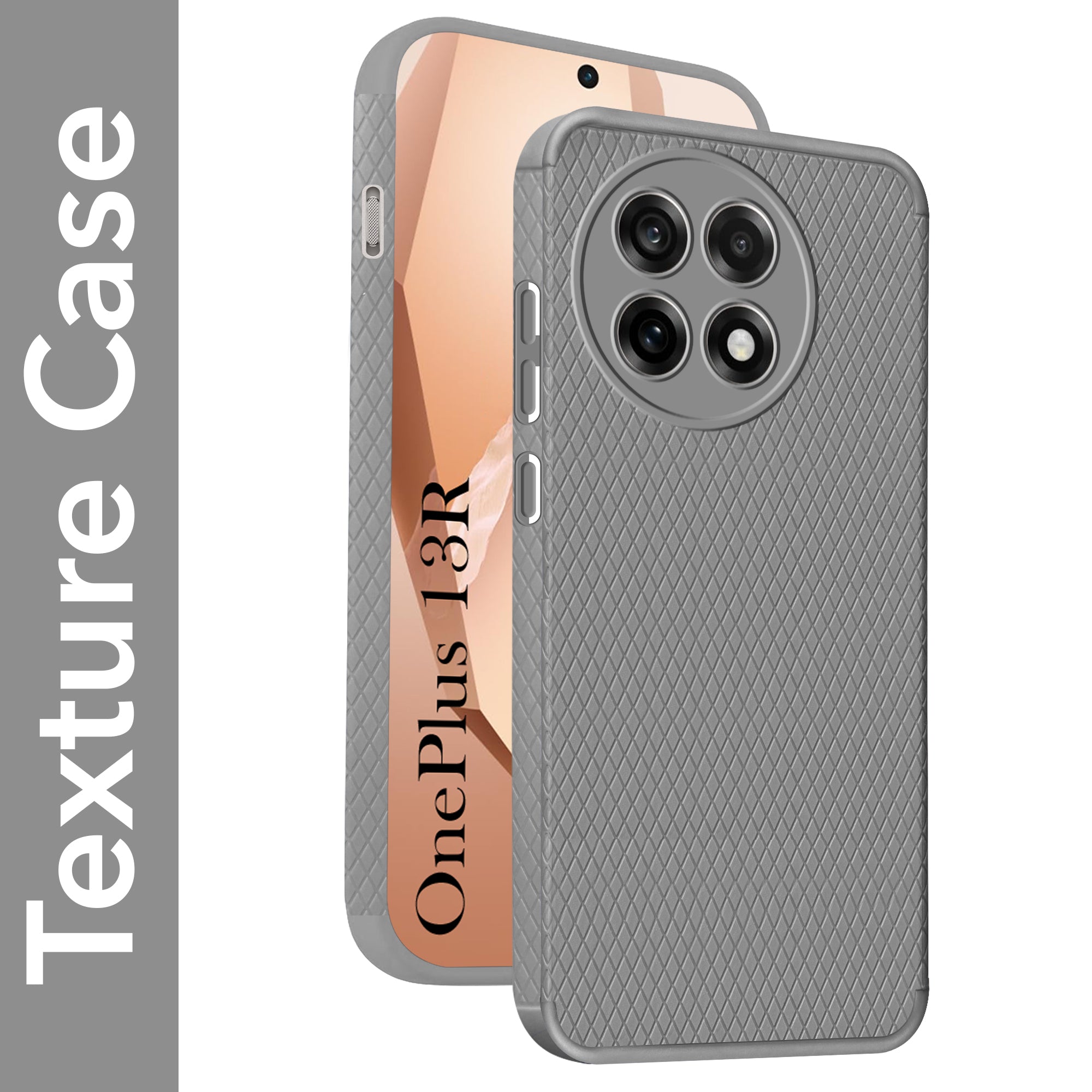 For OnePlus 13R 5G Back Cover Case (Liquid Silicone | Side Grip | Camera Protection)