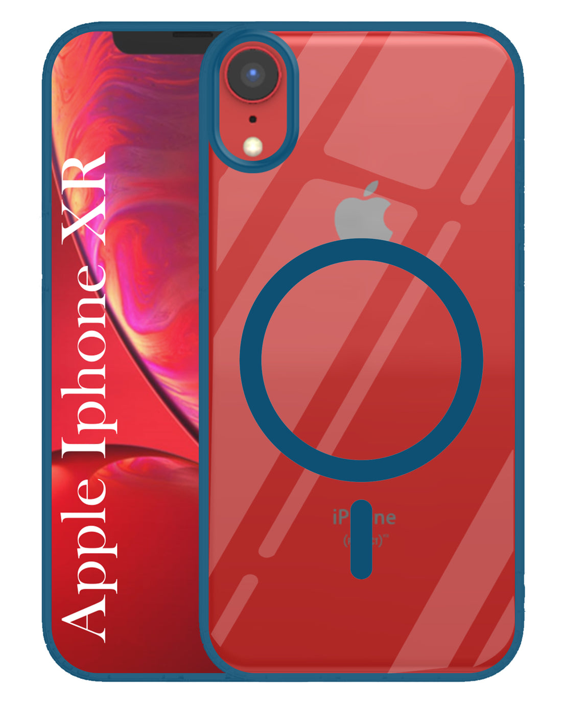 For Apple iPhone XR Back Cover Case (MagSafe Compatible Wireless Charging | Hybrid Camera Bump Protection | Shockproof Polycarbonate Material)