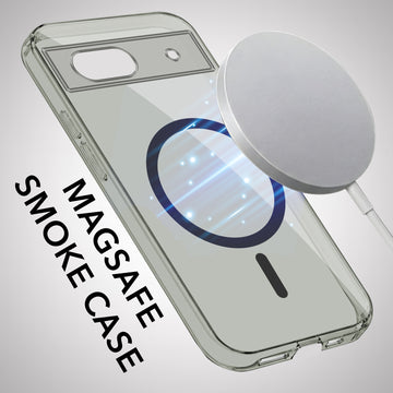 For Google Pixel 7a Back Cover Case Lifetime Anti-Yellow MagSafe Compatible Clear (Sleek Hard Crystal | Shockproof and Camera Protection)