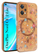 For OnePlus Nord CE 2 Lite Back Cover Case (Cute Floral Design | Flower Print for Girls | MagSafe Compatible Wireless Charging)