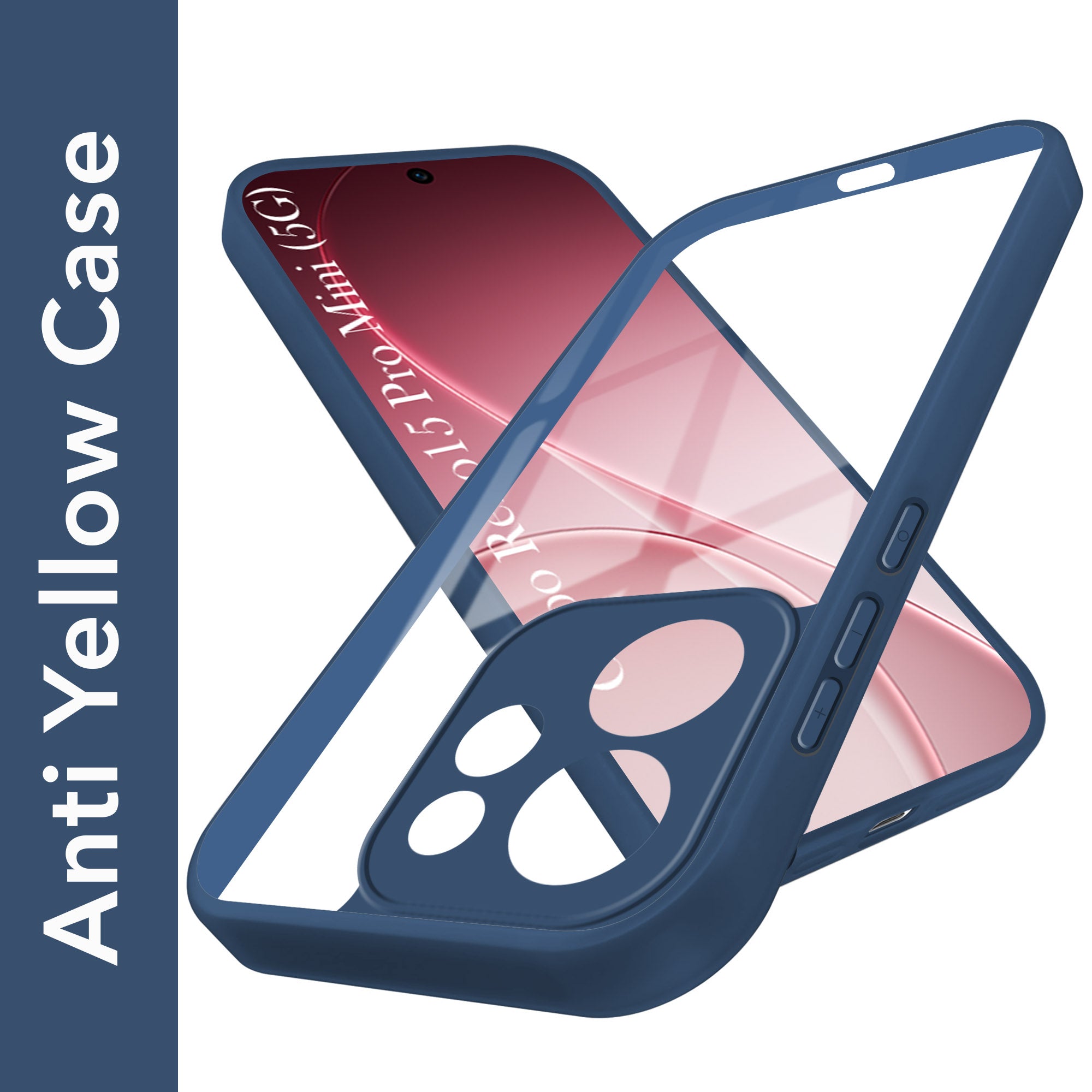 For Oppo Reno15 Pro Mini 5G | Oppo Reno 15 Pro Mini 5G Back Cover Case Ultra-Hybrid (Lifetime Anti Yellow | Anti Scratch | Crystal Clear Shockproof)