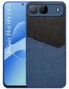 For Infinix Hot 60i 5G Back Cover Case (Dual PU Leather Stitch | Professional Minimalist | Soft and Flexible)