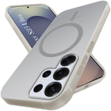 For Samsung Galaxy S25 Ultra Back Cover Case (Frosted Matte Feel | MagSafe Compatible Wireless Charging | Polycarbonate Material)