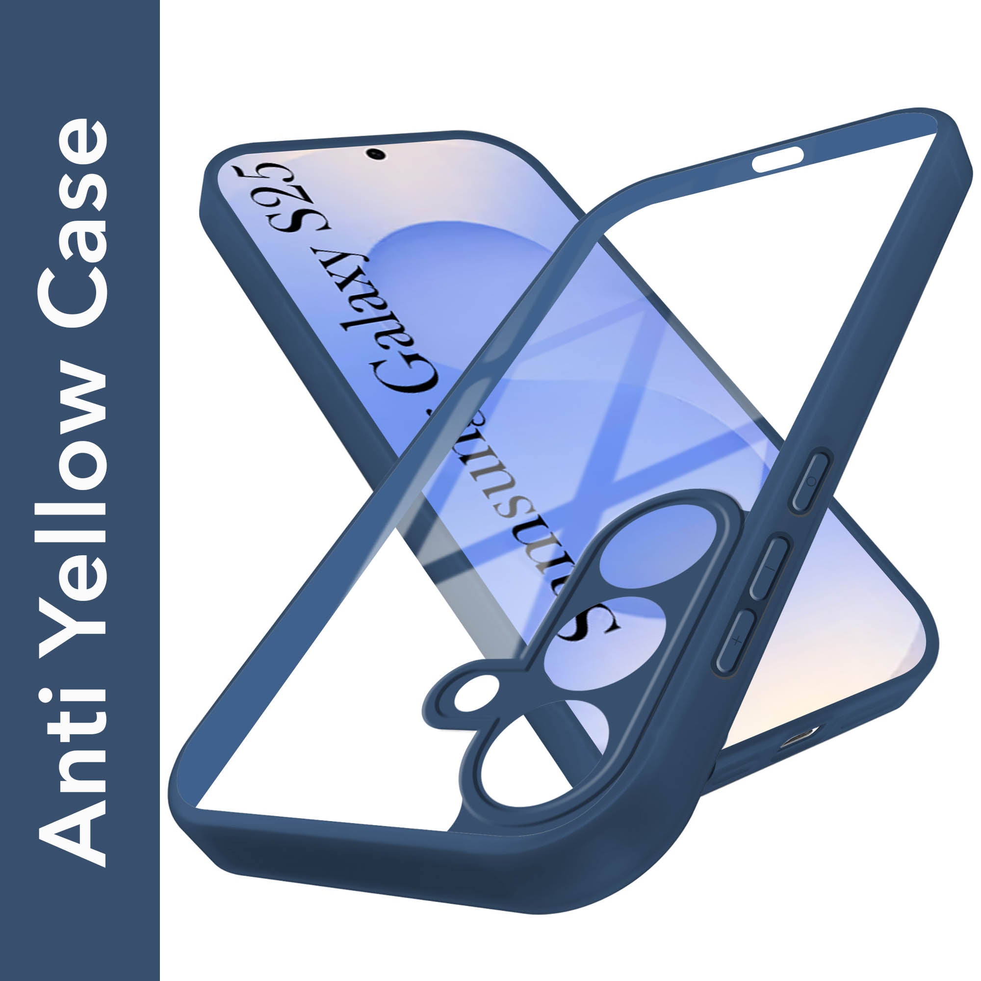 For Samsung Galaxy S25 Back Cover Case (Lifetime Anti Yellow | Anti Scratch | Crystal Clear Shockproof)
