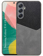 For Samsung Galaxy F54 5G Back Cover Case  (Dual PU Leather Stitch | Professional Minimalist | Soft and Flexible)