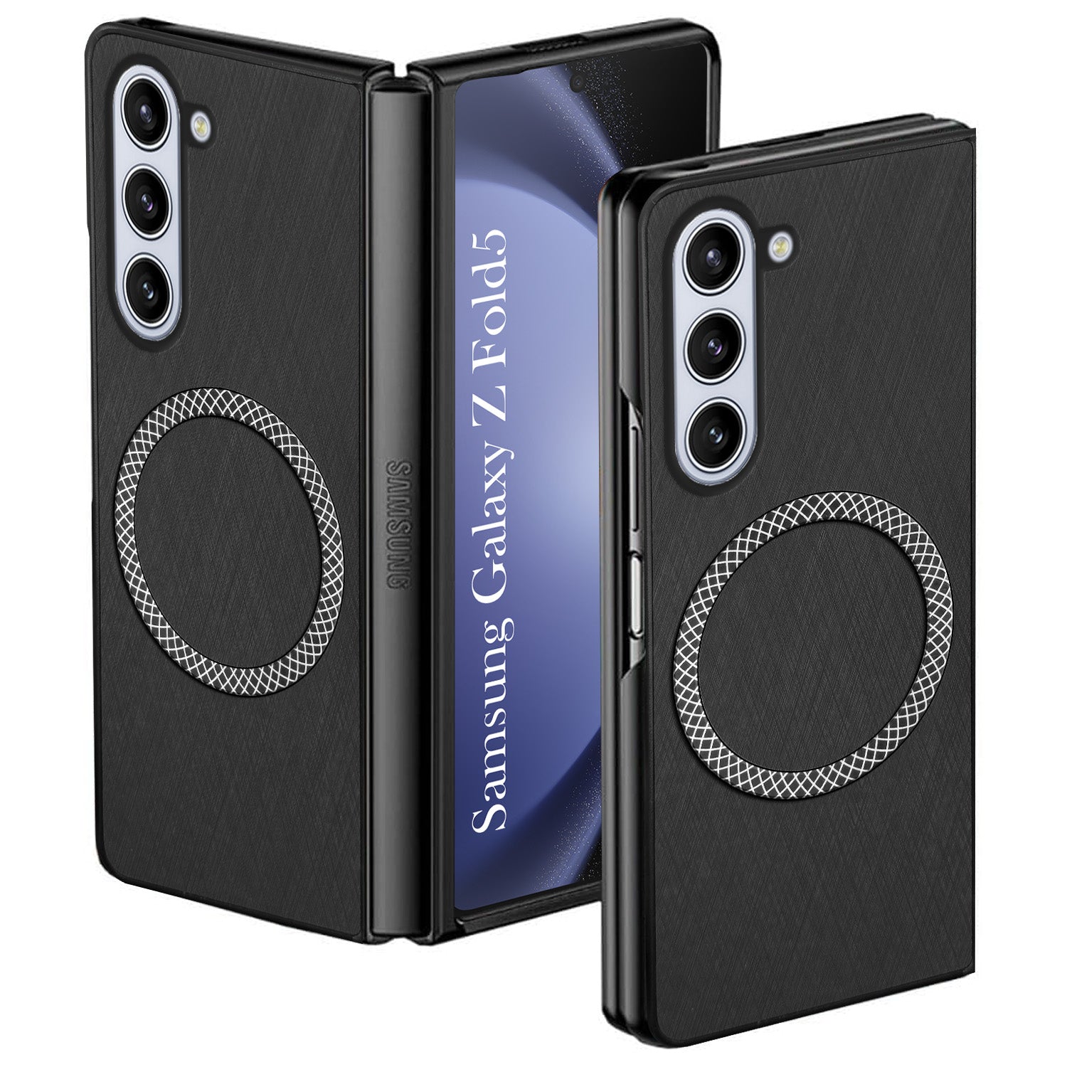 For Samsung Galaxy Z Fold 5 5G Back Cover Case ( Dual Color Matte Finish | Full Camera Protection | Sleek and Professional)