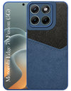 For Motorola Moto Edge 70 Fusion Back Cover Case (Dual PU Leather Stitch | Professional Minimalist | Soft and Flexible)