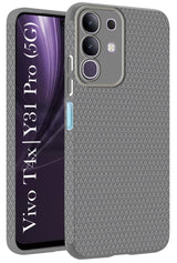 For Vivo T4x | Vivo Y31 Pro Back Cover Case (Liquid Silicone | Side Grip | Camera Protection)