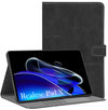 For Realme Pad X 10.95 Inch RMP2107/P2108 Flip Cover Folio Case (PU Leather | Multi-Angle Smart Stand | Card Storage Slots | Silicone Back Pouch)