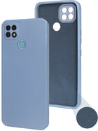 For Realme Narzo 50A Back Cover Case ( Matte Finish Silicone with Inside Fiber cloth)