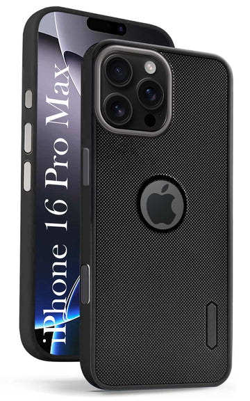 For Apple iPhone 16 Pro Max Back Cover Case ( Textured Grip Design | Camera Protetion | Slim and Light Weight | Soft Touch and Feel)