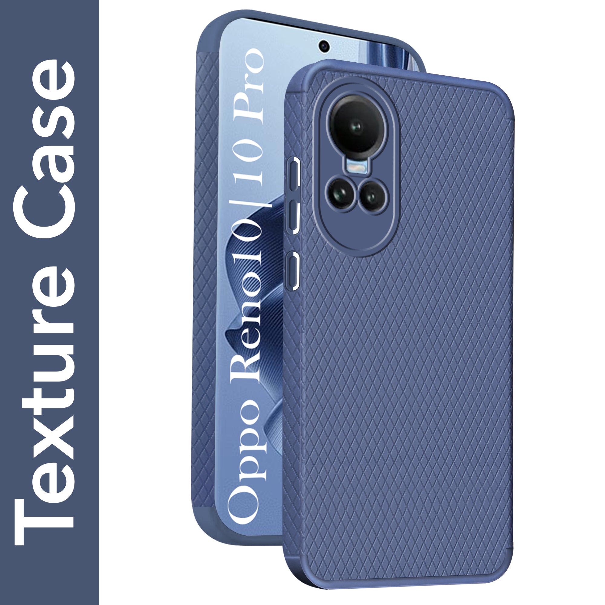 For Oppo Reno 10 5G | Oppo Reno 10 Pro 5G Back Cover Case (Liquid Silicone | Side Grip | Camera Protection)