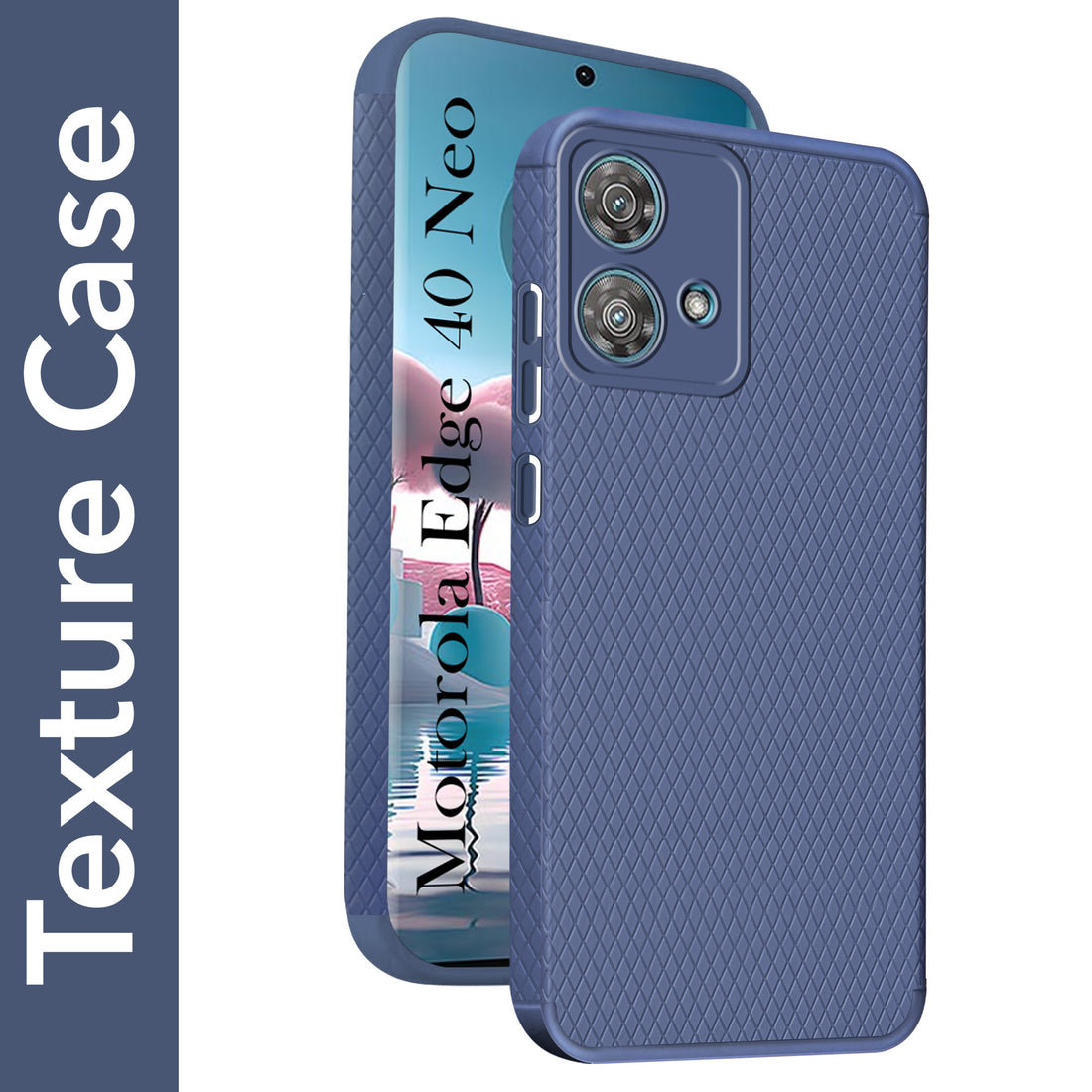 For Motorola Moto Edge 40 Neo Back Cover Case (Liquid Silicone | Side Grip | Camera Protection)