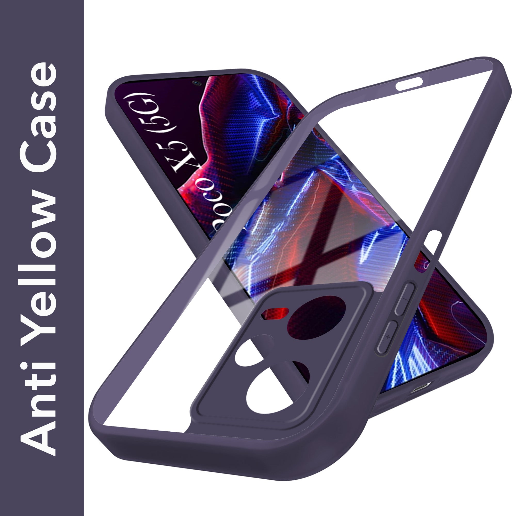 For Xiaomi Poco X5 5G Back Cover Case Ultra-Hybrid (Lifetime Anti Yellow | Anti Scratch | Crystal Clear Shockproof)