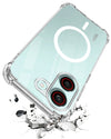 For Redmi Turbo 5 Back Cover Shockproof Crystal-Clear (Magsafe Wireless Support | Drop & Camera Protection | Hard Polycarbonate)