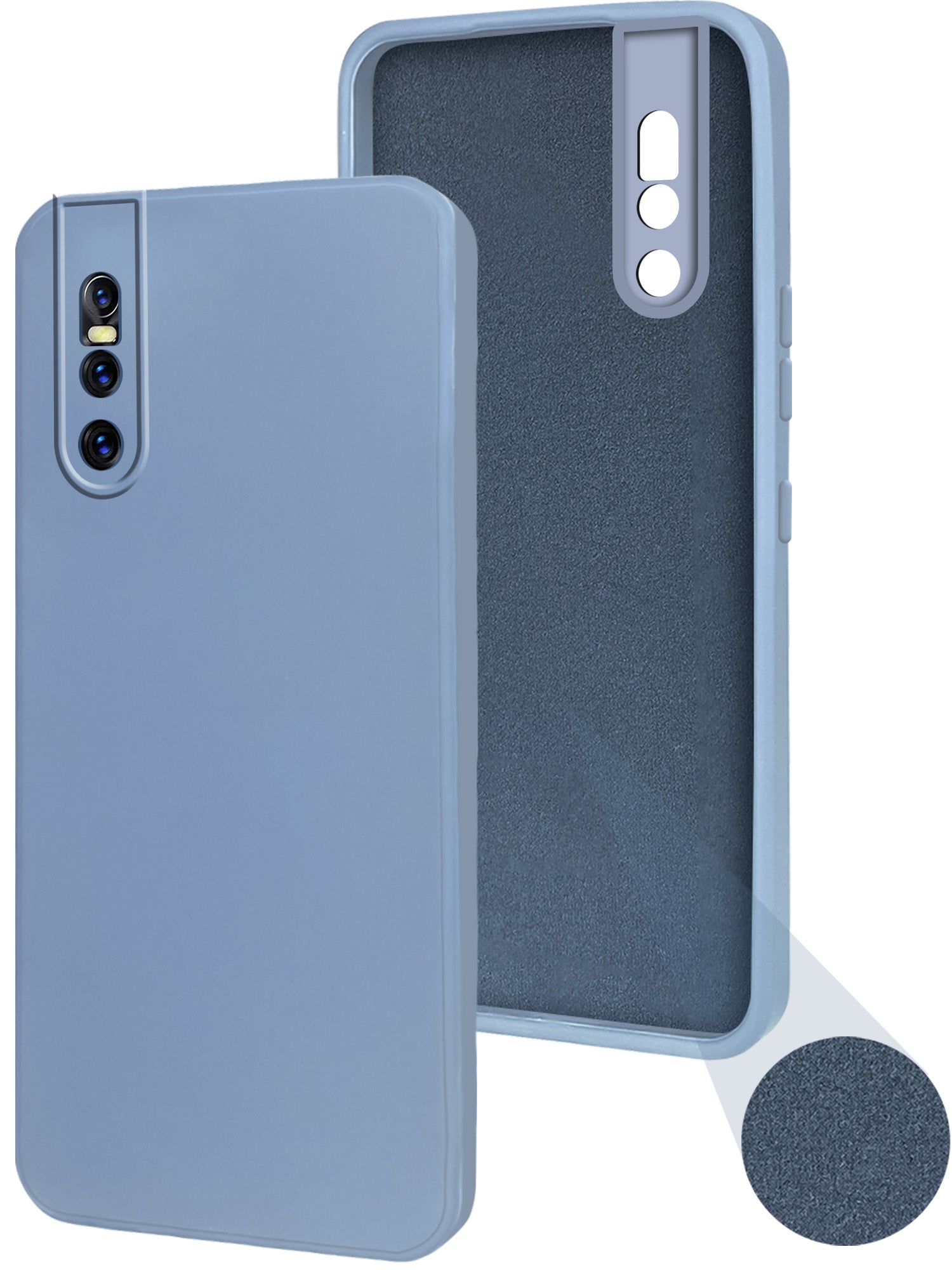 For Vivo V15 Pro Back Cover ( Silicone Clear Shockproof Case with Camera Protection | Soft and Flexible | Transparent)