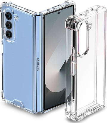 For Samsung Galaxy Z Fold 6 5G Back Cover ( Shockproof Crystal Clear Case |  Drop & Camera Protection | Hard Polycarbonate)