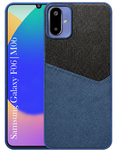 For Samsung Galaxy F06 | Samsung Galaxy M06 Back Cover Case (Dual PU Leather Stitch | Professional Minimalist | Soft and Flexible)