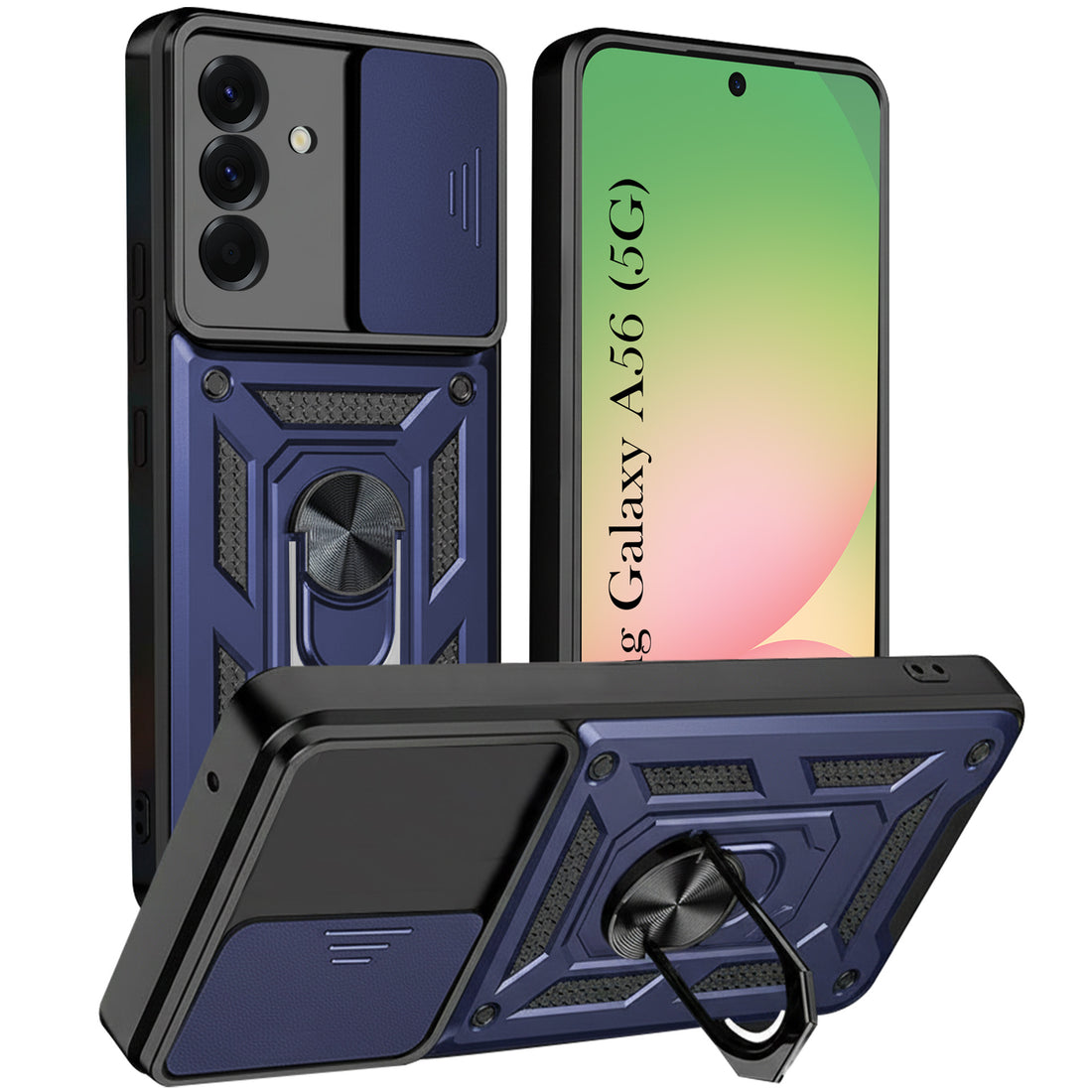 For Samsung Galaxy A56 Back Cover Case (Hybrid Dual Armor Polycarbonate)