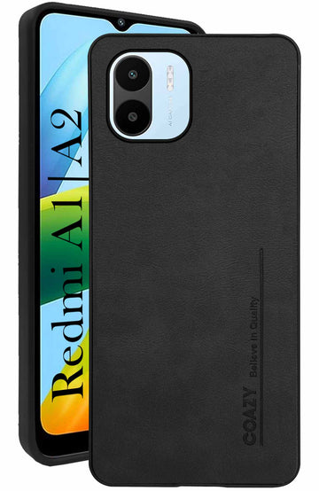 For Xiaomi Redmi A1 | Redmi A2  Back Cover Case (Professional Vegan Leather | Camera Protection | Slim & Soft)